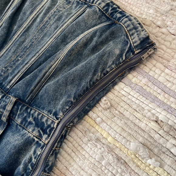 Sofie The Label Acid Washed Denim One Piece Halter Jumpsuit Size Small - Picture 5 of 8